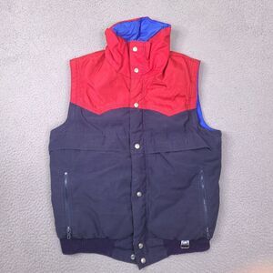 White Mountain Vest Jacket Winter Coat‎ Men's Small Blue Red Outdoor USA Made
